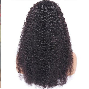 Wigs For Black Women Remy Human Hair Kinky Curly 13x4 Front Lace Wig 150% Pre Plucked with Baby Hair